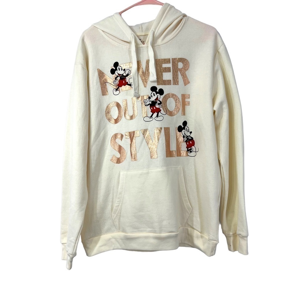 Disney Mickey Mouse Cream Hoodie XL